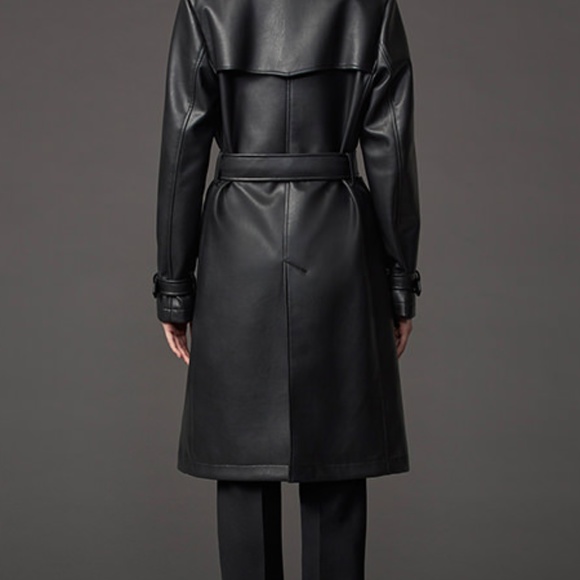 UNIQLO X Carine Roitfeld NEO-LEATHER COAT SIZE S - Picture 2 of 11